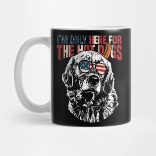 Golden Retriever Shirt Funny 4th of July Pup Tee Mug